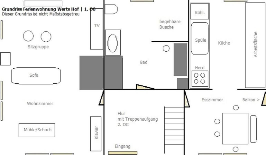 Villa WERTS HOF FerienWohnen Rauschenberg Zimmer foto