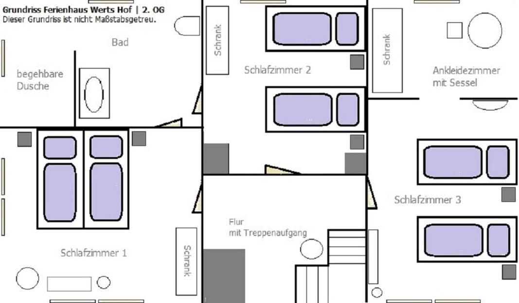 Villa WERTS HOF FerienWohnen Rauschenberg Zimmer foto